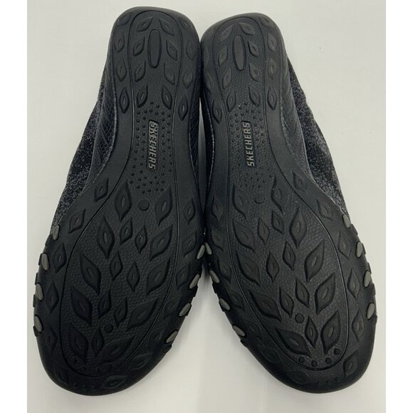 Skechers Women's sneakers Relaxed Fit Breathe Easy Infi Knit Size 9 Black Gray - Picture 9 of 9